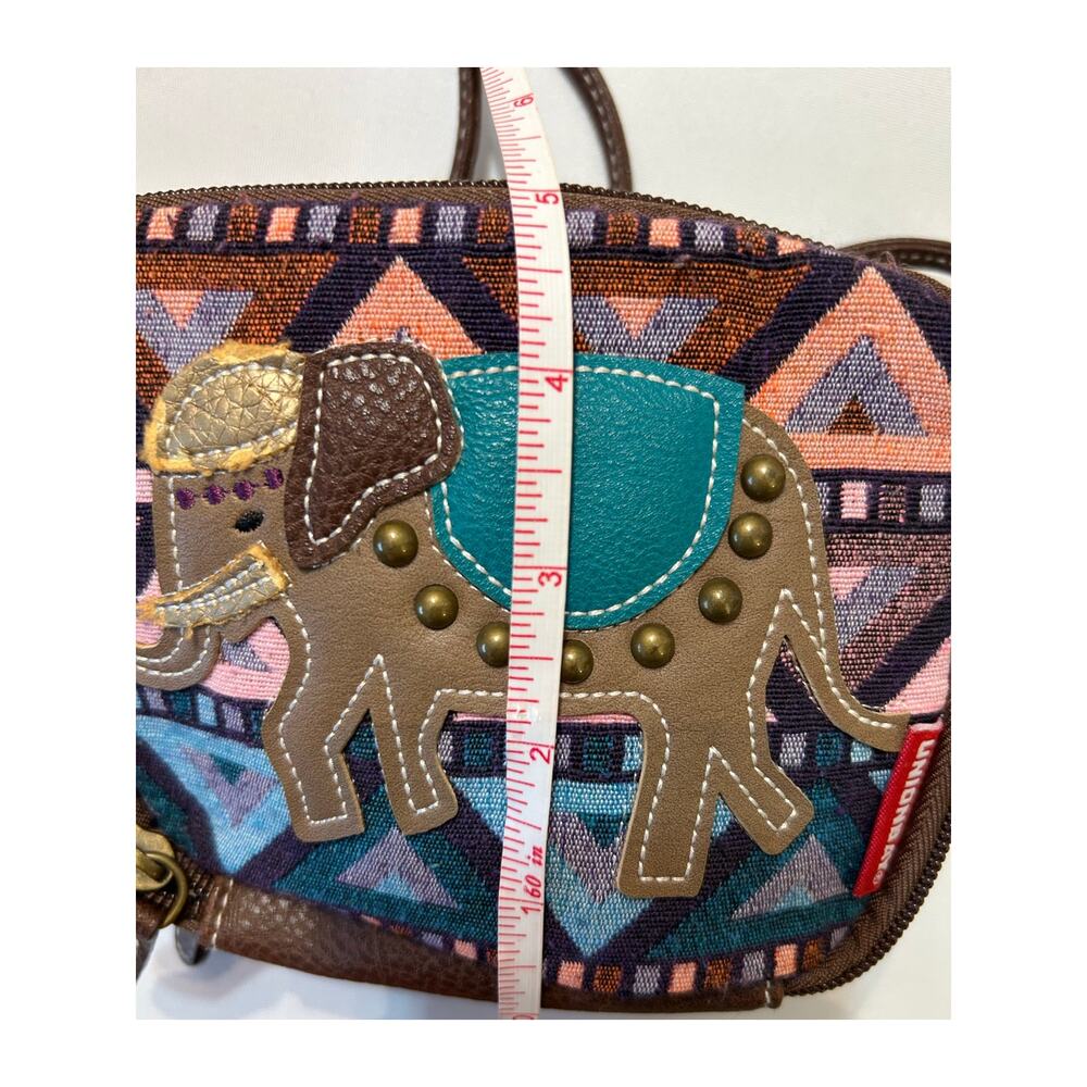 Union Bay Elephant Patchwork Small Crossbody - image 5